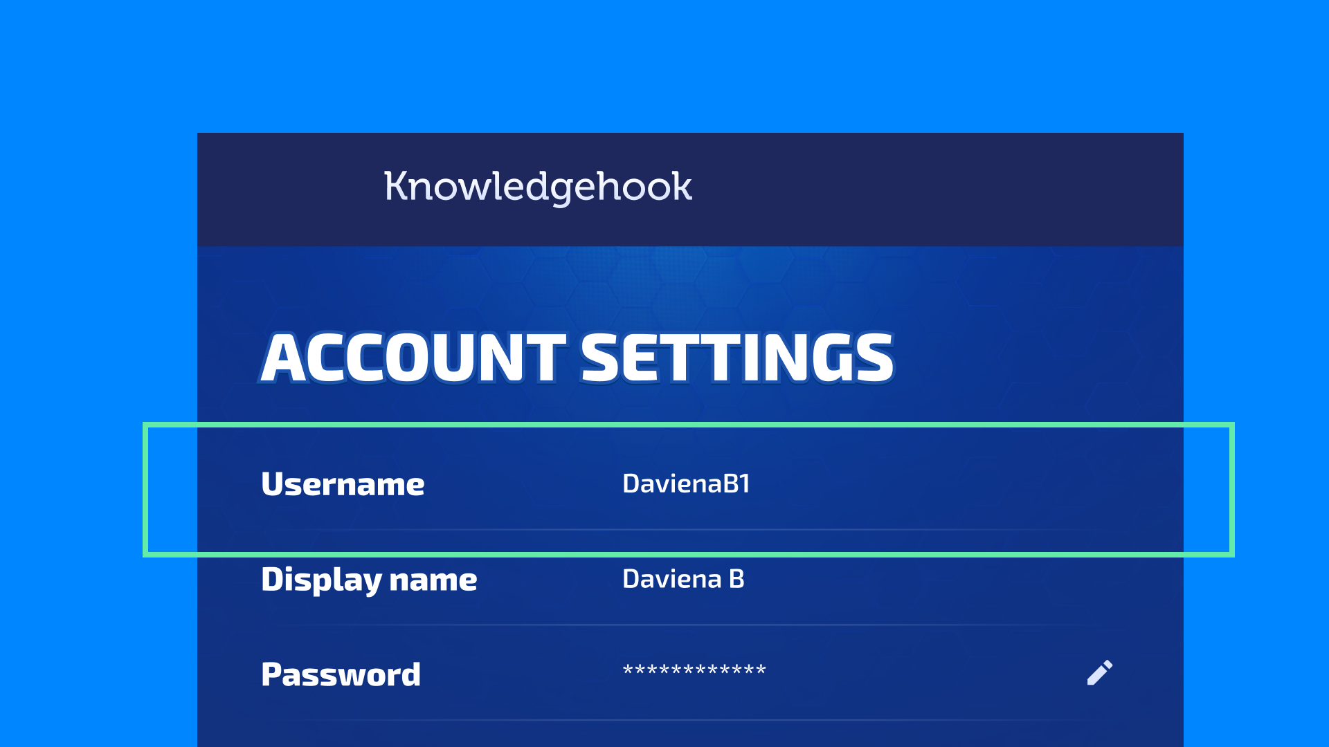 Redesigning Account Settings