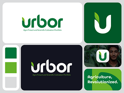 Urbor | Agro Fintech Brand Identity agriculture agro agro ai agro branding agro fintech bangladesh brand branding fintech fintech branding illustration logo vector