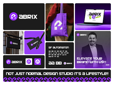 Abrix Studio Branding branding design graphic design illustration illustrator logo typography vector