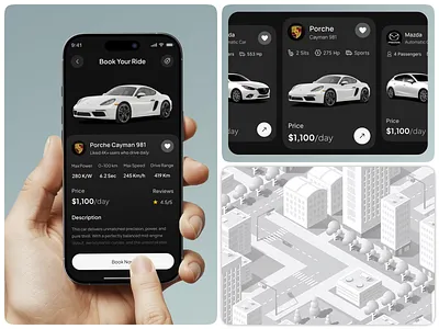Car Rental - Mobile App UI Design Concept appdesign automobileapp carappdesign carbooking carrentalapp cleanui interfaceinspiration minimaldesign mobiledesign mobilityapp mobilitysolution modernui productdesign rentalapp ridebooking transportationapp travelapp uiux uxdesign vehiclerental