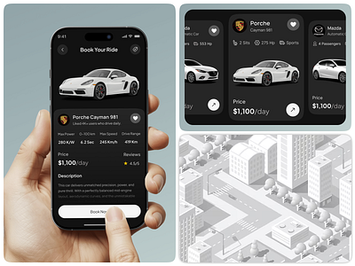 Car Rental - Mobile App UI Design Concept appdesign automobileapp carappdesign carbooking carrentalapp cleanui interfaceinspiration minimaldesign mobiledesign mobilityapp mobilitysolution modernui productdesign rentalapp ridebooking transportationapp travelapp uiux uxdesign vehiclerental