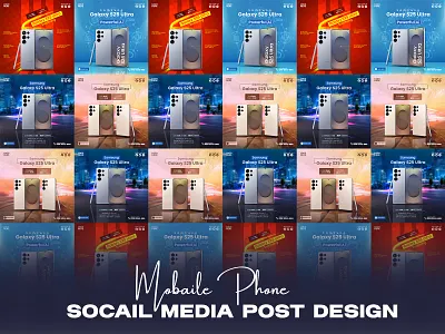 Samsung S25 Ultra Social Media Instagram Post Design Template