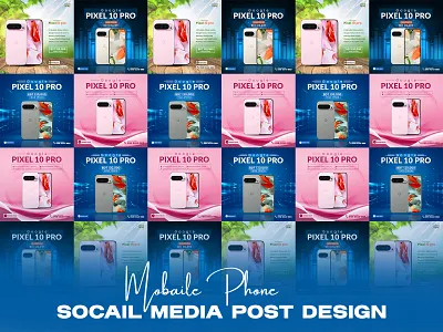 Google Pixel 10 Pro Social Media Post Design