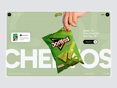 Cheetos - Online Store Concept agency branding digital ecommerce elementor food framer landing marketing online page restaurant shop snack store ui webflow website wordpress