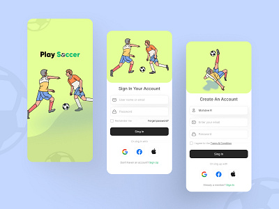 Sign In / Sign Up & Authentication Screen app design authentication design forget forget password hero section landing page login sign in sign up ui ui design ux ux design web design website design