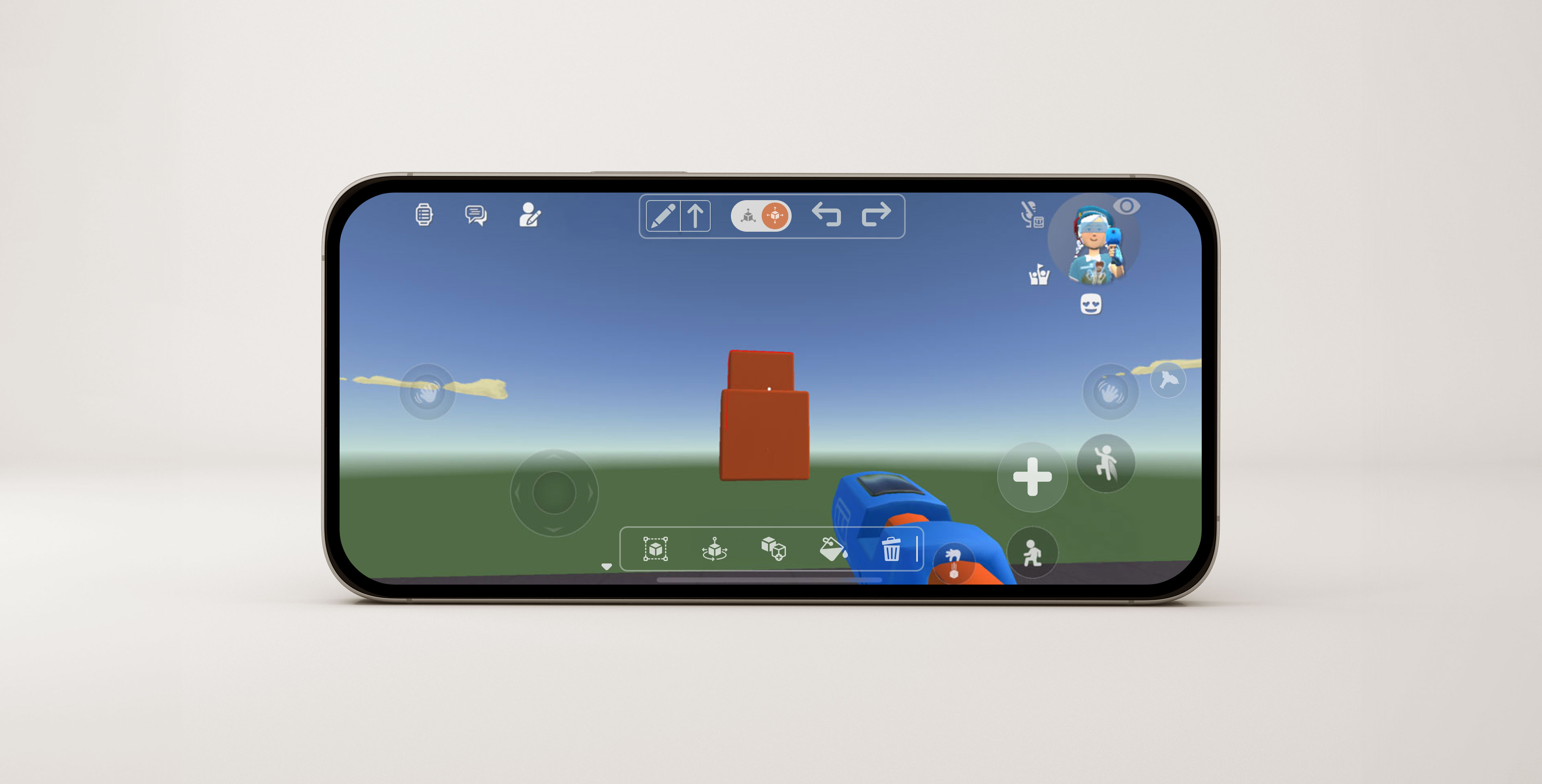 Mobile Creation creation creative tools mobile phone rec room sand box tools ugc