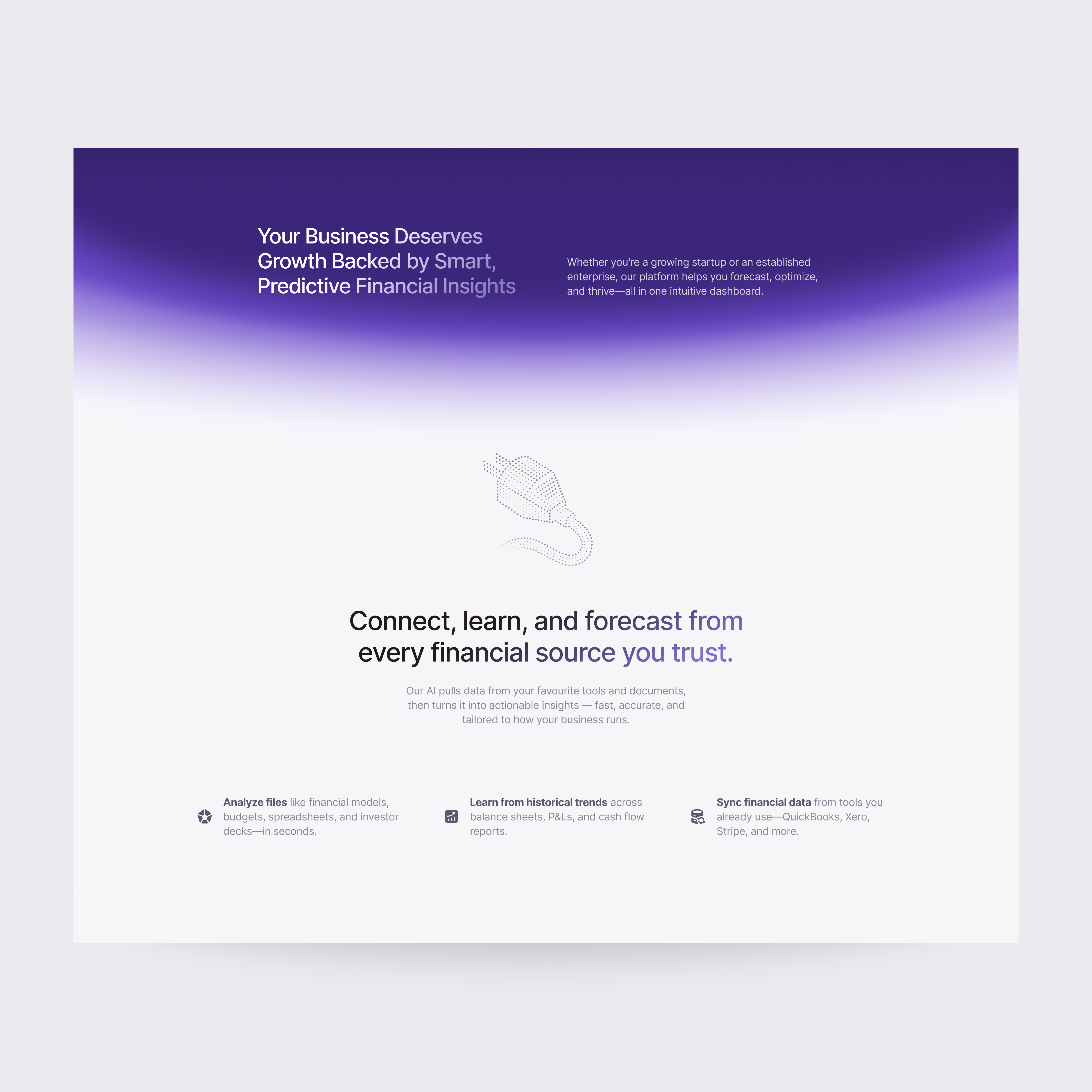 website section - ai website deisgn ai based product ai website interaction designer saas website ui ui design web design website design