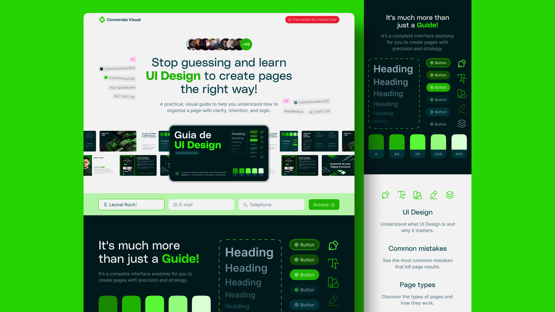 Capture page | UI Design Guide uiux