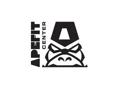 A Letter Ape Gym Logo a letter animal ape branding esport fit fitness gaming gorilla gym icon man mascot monkey monogram parfume pilates sport strong submark