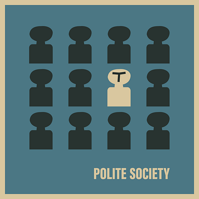 polite society 02 design graphic design illustration poster vector