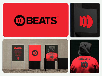 Beats - Vedio Agency - Music - Sound Logo & Branding abstract logo agency app icon beats brand identity brand logo branding business branding corporate branding marketing sound logo technology vedio visual identity
