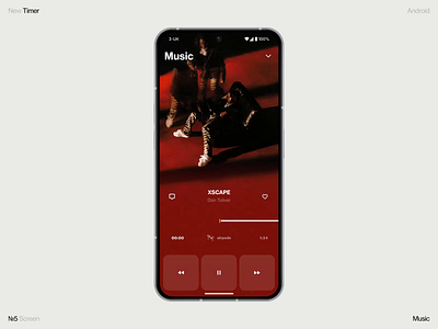 Ai video generation android dashboard interface ios mobile music os slide sound