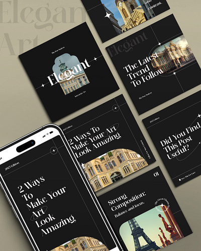 Elegant Social Media Posts aestheticdesigns ashwastikadesignstudio boldandelegant branddesigninspo carouseldesign creativelayout dailydesignfeed designcraftsmanship designgoals designinspodaily designtips designwithpurpose dribbbledesign dribbbleportfolio dribbbleshowcase graphicdesignersclub gridsystemdesign moderntypography typographyart