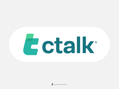 t + C + talking bubble branding chat logo conceptual logo creative logo ct ctalk logo logo mark logo symbol logo trend minimal logo modern new logo startup logo t talking bubble tc tech logo