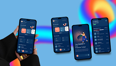 Finance App-Budget Screen – Clean & Minimal UI branding budgetscreen creativedesign figma finance graphic design illustrator minimaldesign ui