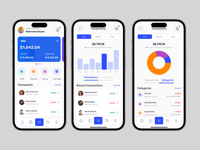 CoinPulse - Wallet Mobile Application uiux design