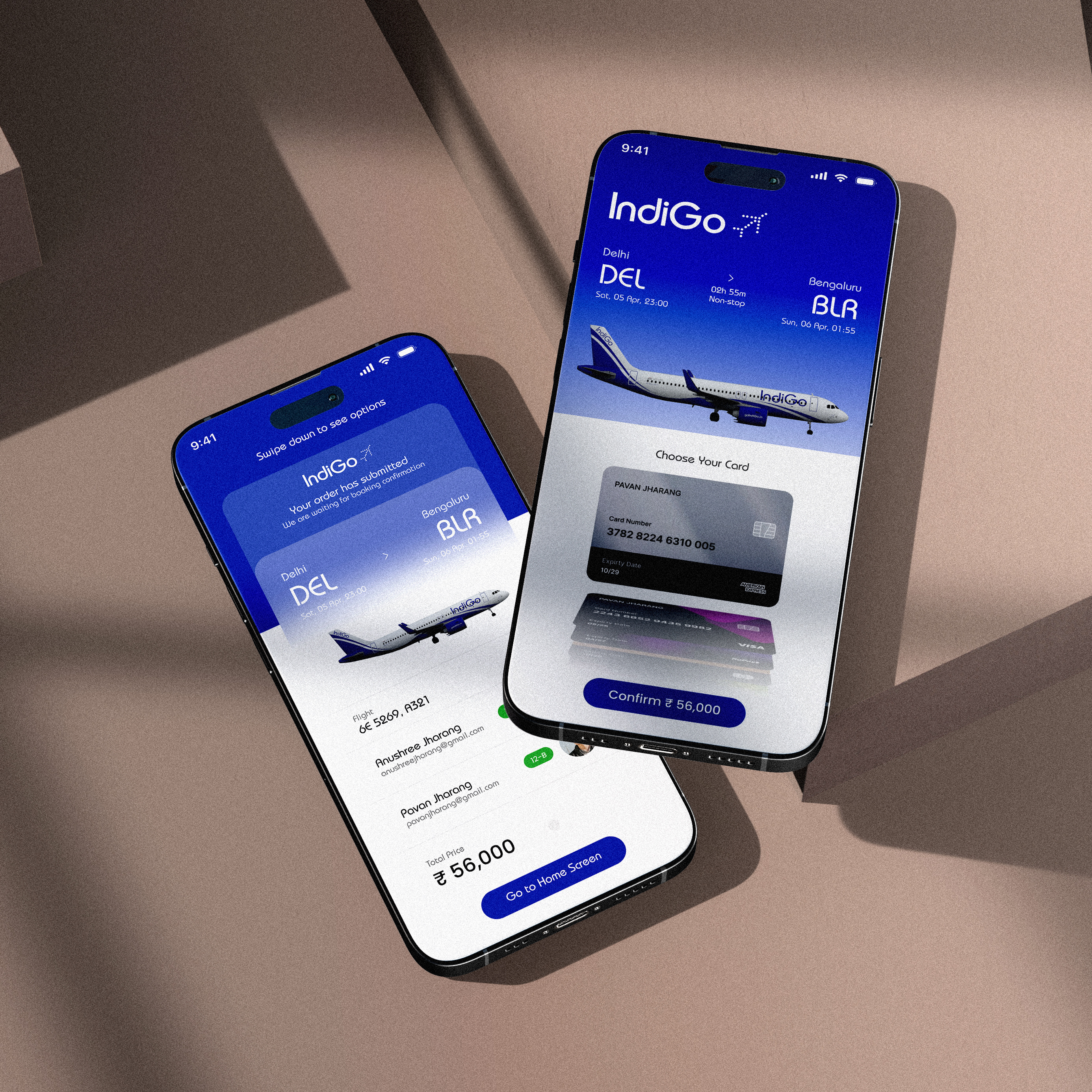 IndiGo Flight Payment UI — Motion Concept 3d adobe aftereffects airlineui animation design figma illustration interaction interactiondesign microinteractions motiondesign motionui payment paymentui travelapp ui uidesign uxdesign