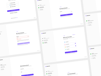 User-Centered Sign-Up Flow for Mental Health Support Platforms design figma signup ui uiux ux