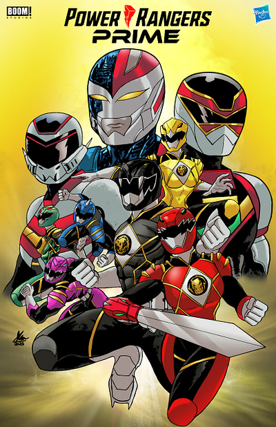 Power Rangers Prime artist artwork book cover character illustration comic artist comic book comic cover comic style cover art design drawing editorial franchise illustration mighty morphin poster poster art power rangers publishing tokusatsu