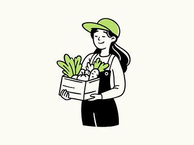 Agro agriculture agro doodl farm illustration vegetables
