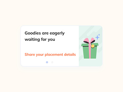 Goodies Illustration animation card ui daily ui flat graphic design illustration illustrator logo ui uiux vector