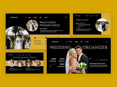 Wedding Organizer Presentation | Black Gold celebration