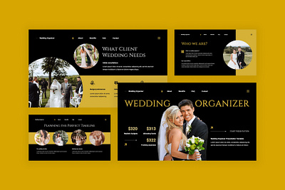 Wedding Organizer Presentation | Black Gold celebration