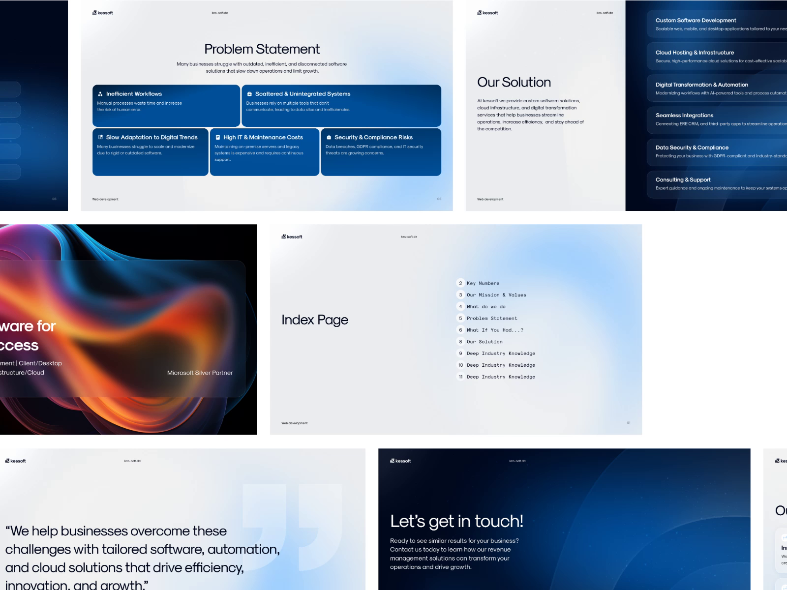 Example of Animation, Pitch Deck for Business