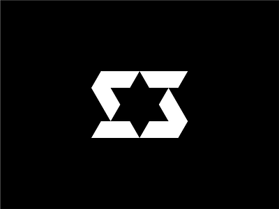 S for Sheriff [ Mark 4 Sale ] arrow branding brandits cyber law letter logo minimal monogram secure sheriff star tech type western