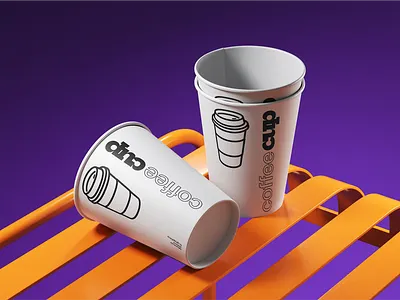 Paper Coffee Cups Mockup branding cup download free graphic design mockup psd