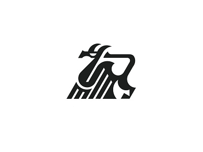 Mythical dragon ready-made logo for sale by Anhdodes - Logoadoni anhdodes branding creature design dragon graphic design illustration logo logo design logo designer logodesign minimalist logo wyvern