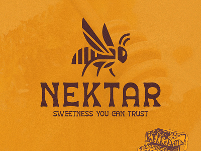 🍯 Nektar Identity bee bee logo brand designer brand identity branding graphic designer honey honey logo logo logo designer logo ideas logo identity logo maker logos mockups visual identity