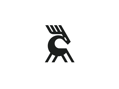 Modern deer ready-made logo for sale by Anhdodes - Logoadoni anhdodes branding deer design elk graphic design illustration logo logo design logo designer logodesign minimalist logo moose