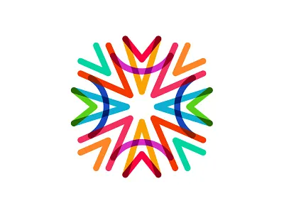 Colorful Logo colorful colorful logo family icon illustration logo logo design mark modern logo people symbol team