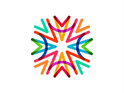 Colorful Logo colorful colorful logo family icon illustration logo logo design mark modern logo people symbol team