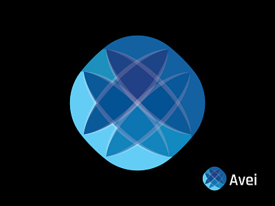 Avei abstract blue brand brand design brand identity branding branding design design graphic design illustration logo logodesigner ui