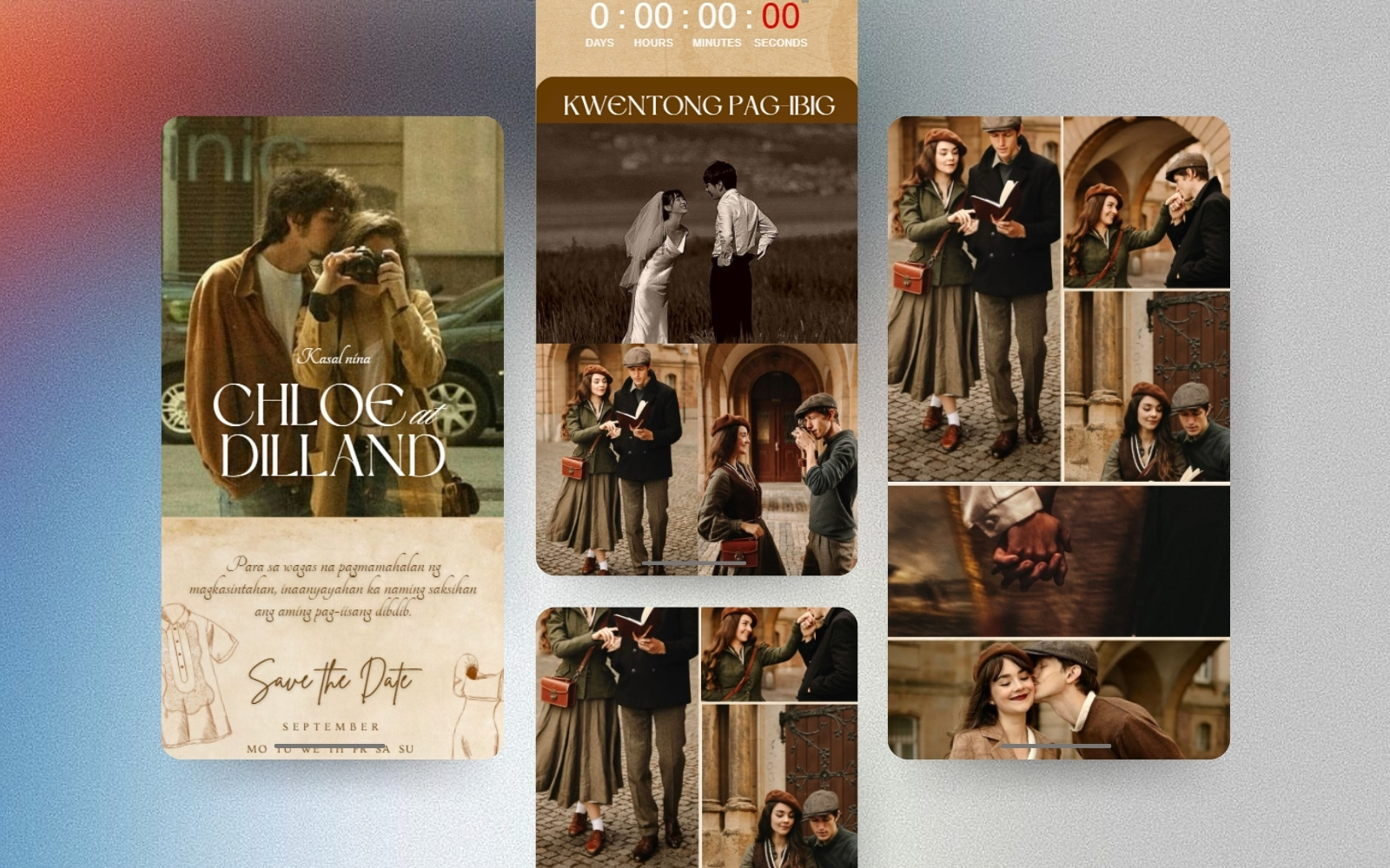 Filipiana-themed Wedding Website Template (Canva) canvatemplate design filipiniana filipinianatemplate filipinianawedding graphic design invitation ui webdesign website websitetemplate wedding weddinginvitation weddingtemplate weddingwebsite