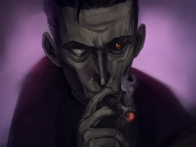 Silco. Arcane artist cartoon style colors design design charaster illustration