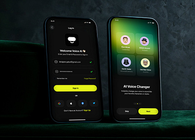 AI Voice generator | UI/UX ai mobile app ai voice changer android app ios app mobile app design ui ui design uiux design ux