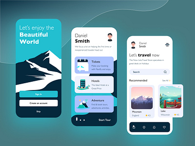 Travel Mobile App app best booking dashboard management mobile top travel ui web