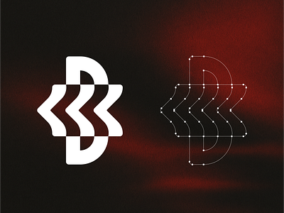 Arrows B Lettermark arrow b b logo brand branding design graphic design graphicdesign grid identity letter b letterlogo lettermark logo logo designer logodesign logomark mark