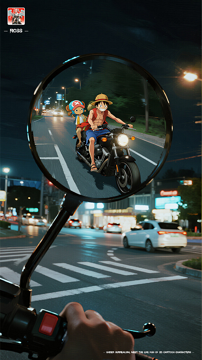 AIGC-Under surrealism, meet the life fun of 2D cartoon character animation branding branding design graphic design illustration illustration art imagination japanese manga two dimensional comics