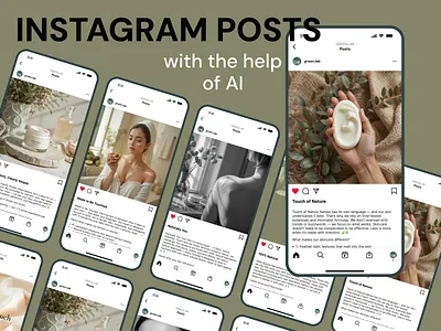 INSTA POSTS (AI) ai graphic design instafeed instaposts posts ui