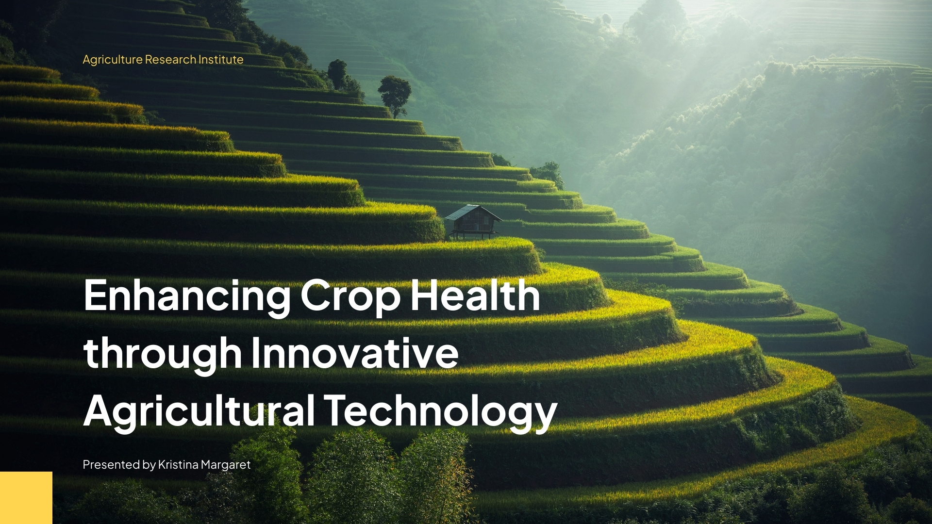 Research and Thesis Presentation crop science