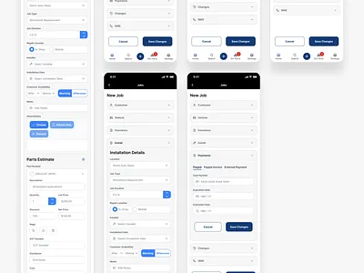 Saas CRM System | Mobile and Desktop crm system desktop design figma interaction design mobile app design saas ui user experience user interface ux uxui