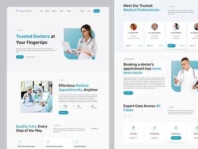 Healthionics - Websie Ui/Ux health ui ux website