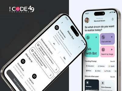 Chatbot App UI Design appdesign chatbot chatbotapp chatbotdesign figma modernui ui uidesign uiux uiuxdesign userexperience userinterface ux uxdesign