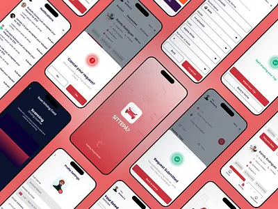 Sittepa - Car pooling App branding graphic design ui
