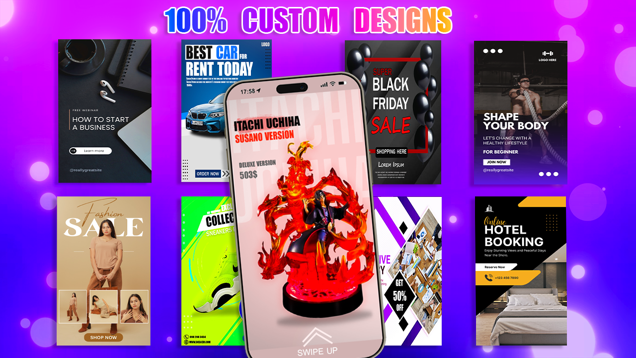 Example of I Will Design Awesome Instagram Stories