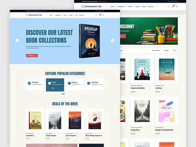 BookstoreX TNC - Bookstore & Book Author Webflow Template book book author book sale book store website bookshop bookstore ecommerce store webflow webflow template website template